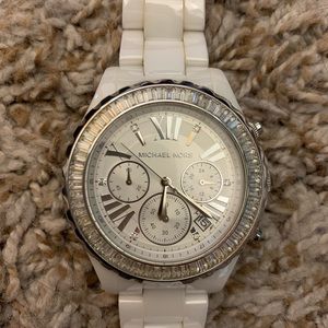 White Michael Kors watch